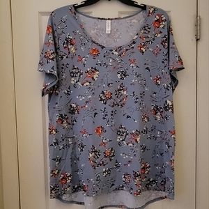 LuLaRoe 3XL Retired Classic T Floral Print